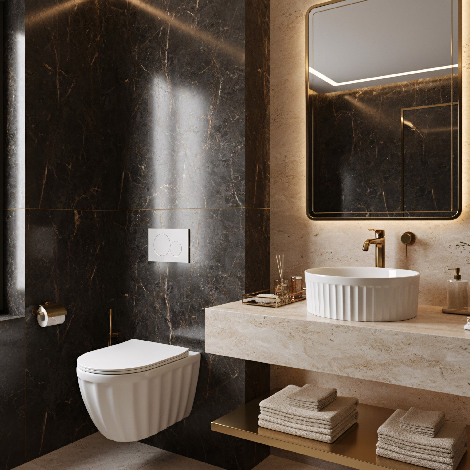 Umyvadlo na desku DUO  3