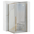 Sprchový kout REA FARGO 100x80 - zlatý Se sprchovou vaničkou Savoy black 1