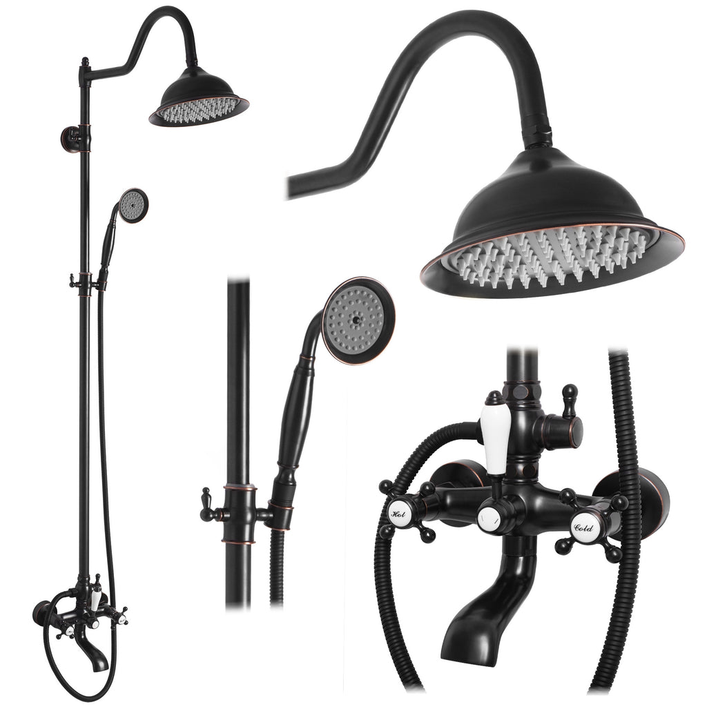 Sprchový set REA BERGAMO OLD BLACK  1