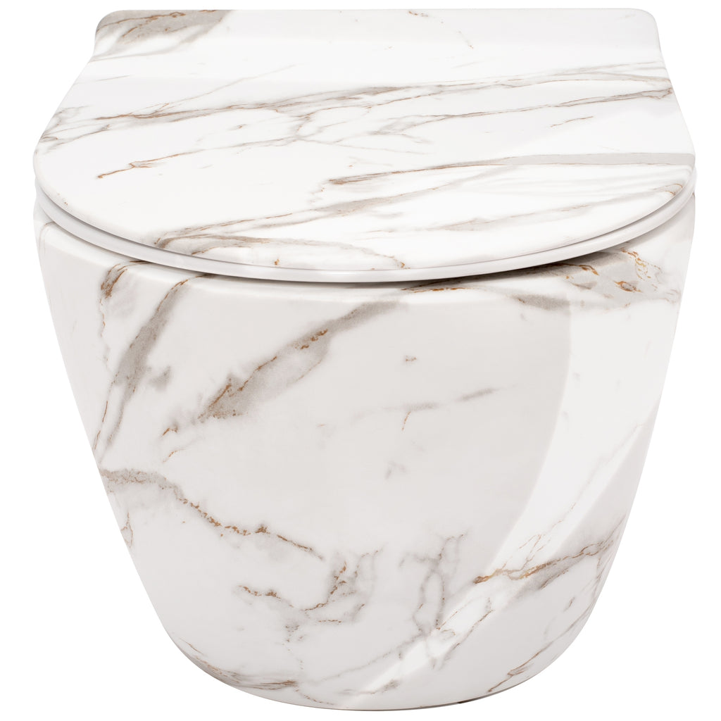 WC mísa bez splachovacího okruhu Rea Carlos Slim Lava Shiny  2