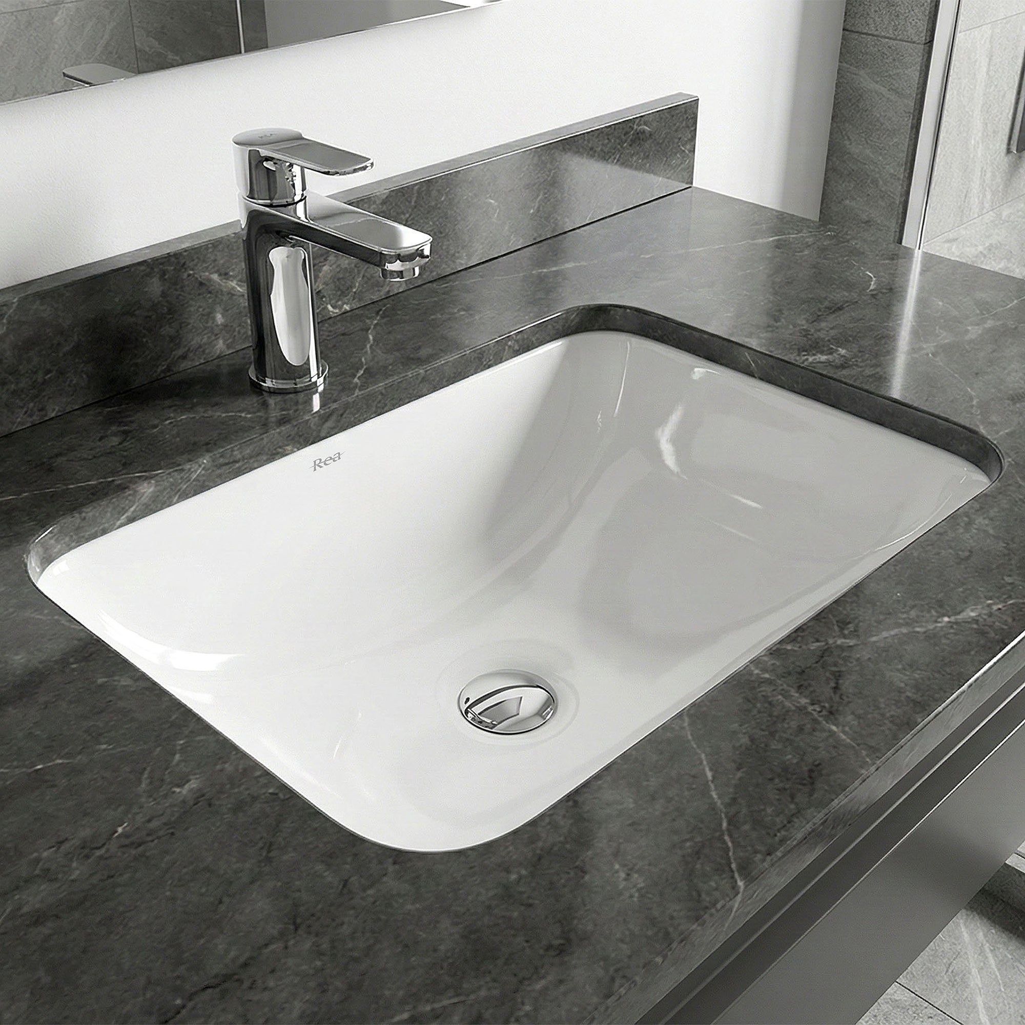 Zápustné umyvadlo Rea Anabel 46  5