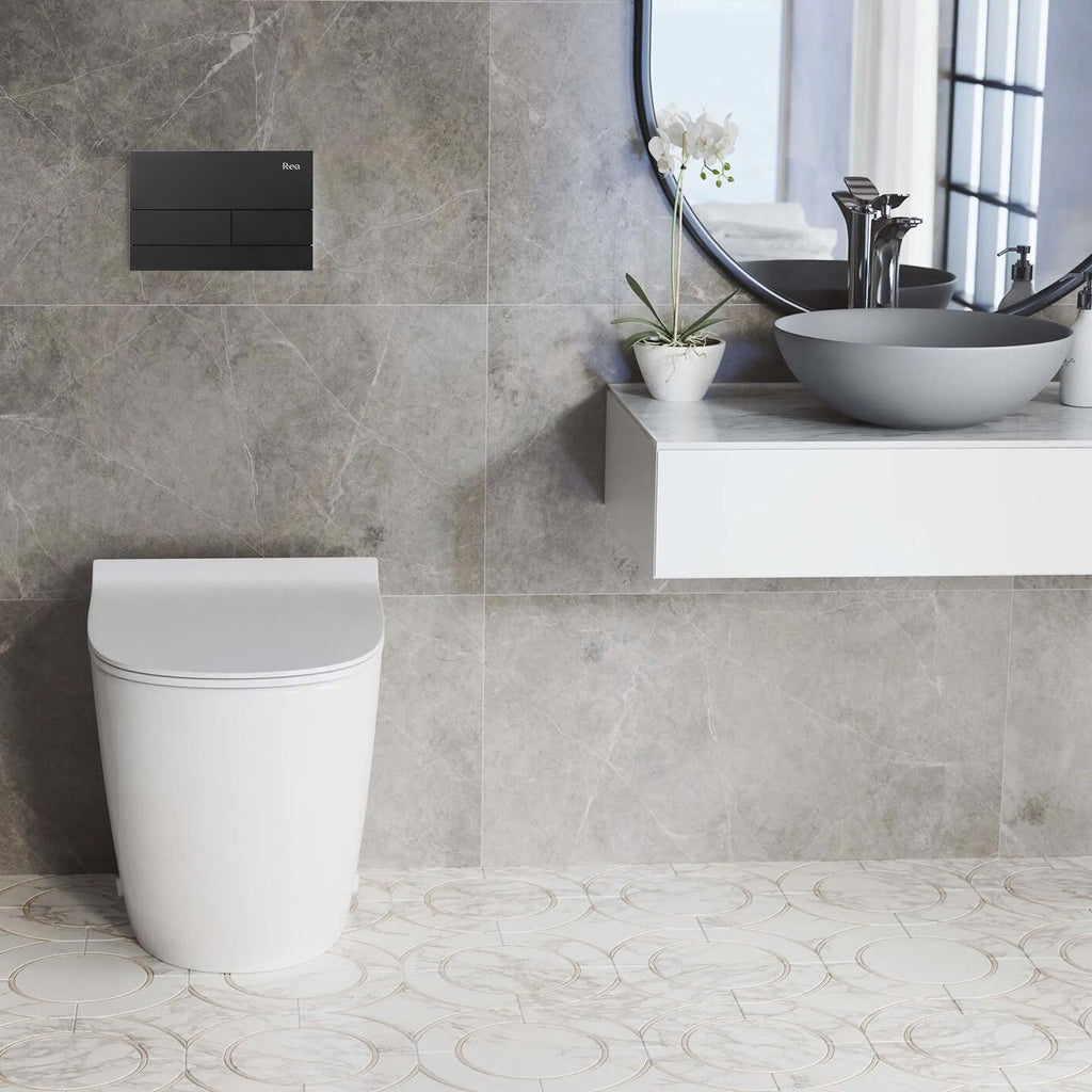 Podomítkový WC systém K011A-Q + tlačítka T Black  11