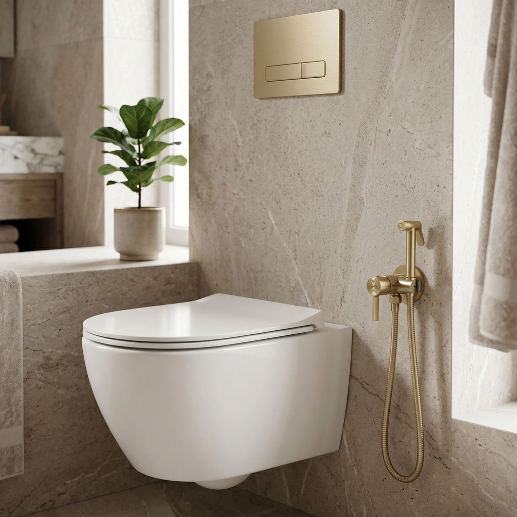 Bidetová baterie Rea Foster Brush Gold  5