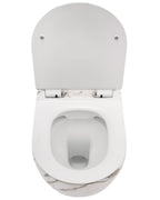 Závěsná WC mísa Carlos Slim Rimless - matná láva  4