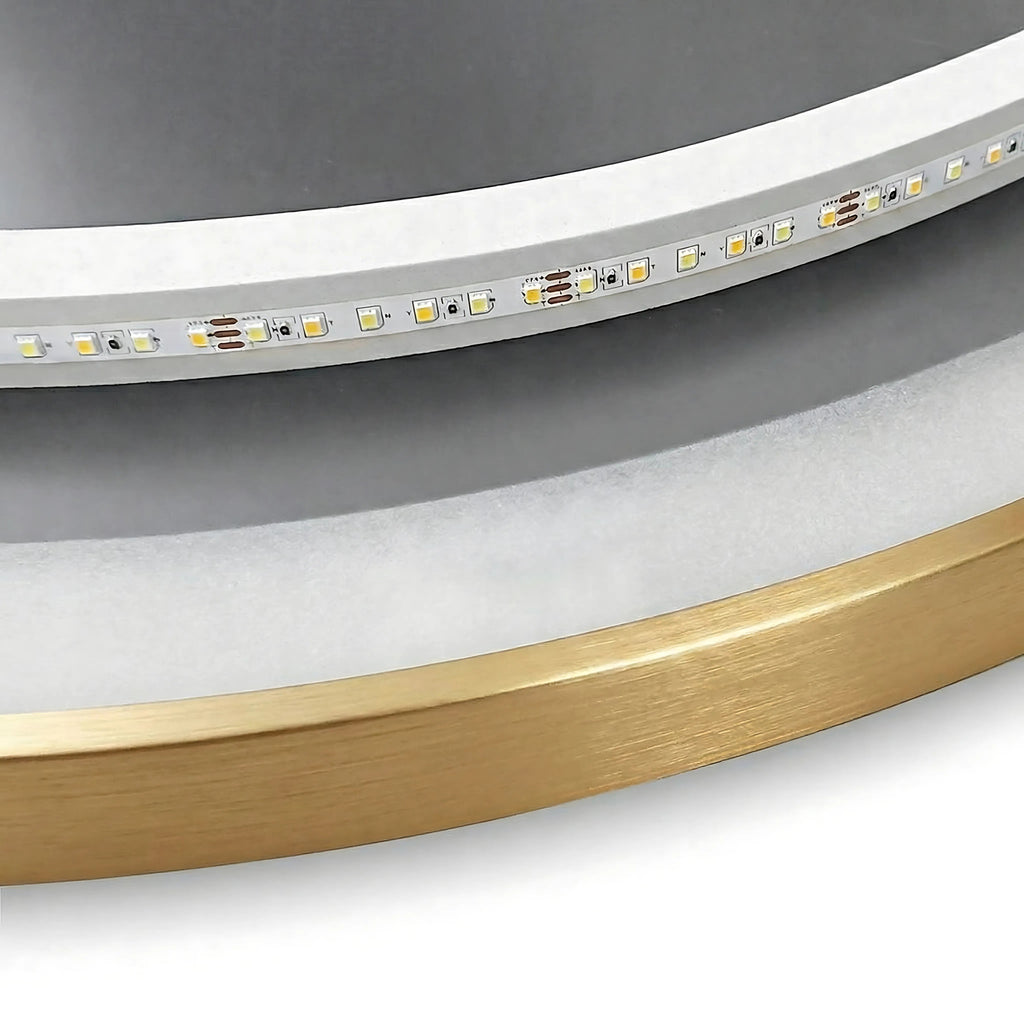 Zrcadlo LED 70cm MMJ BRUSH GOLD  9