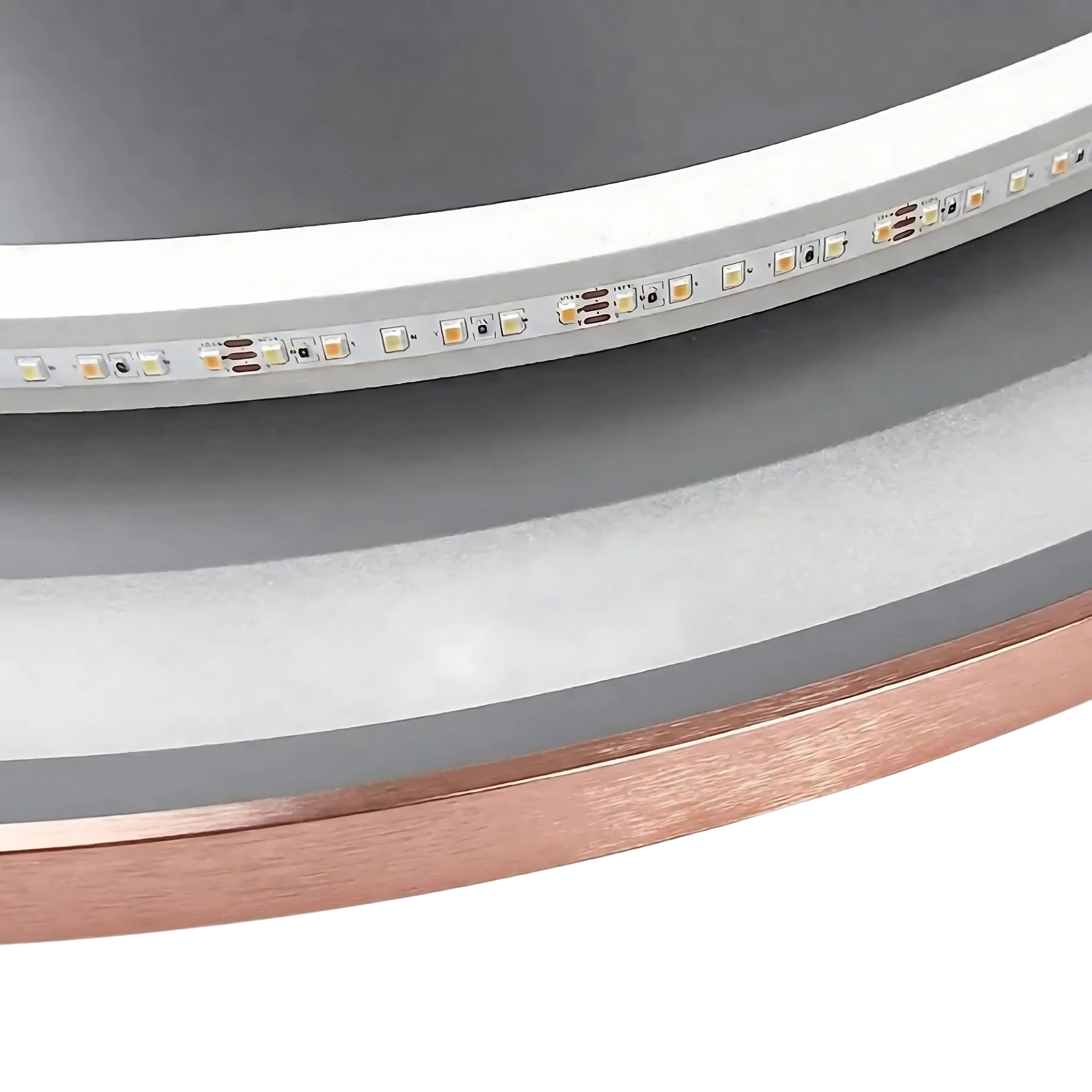 Zrcadlo LED 50cm MMJ BRUSH COPPER  9