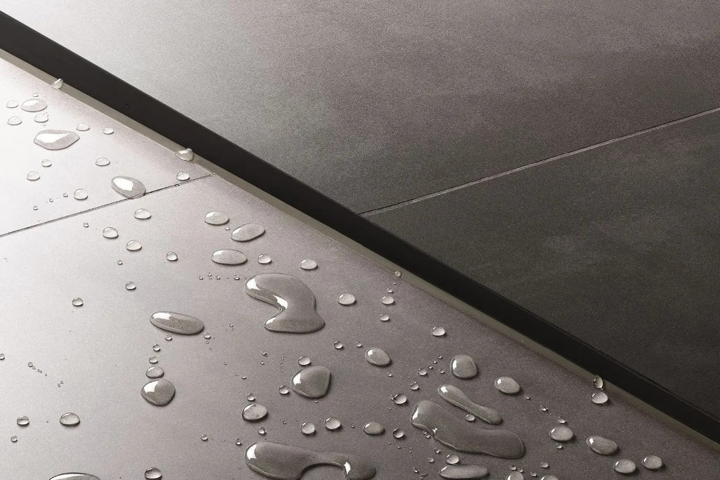 Spádová lišta sprchové vaničky 140cm Černá vlevo 9
