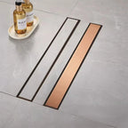Odtokový žlab Rea Neox brush copper 60  9