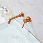 Podomítková umyvadlová baterie REA LUNGO Long Copper Brush + BOX  5