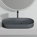 Umyvadlo REA  IRIS 71 CM GREY MATT na desku - konglomerát  1