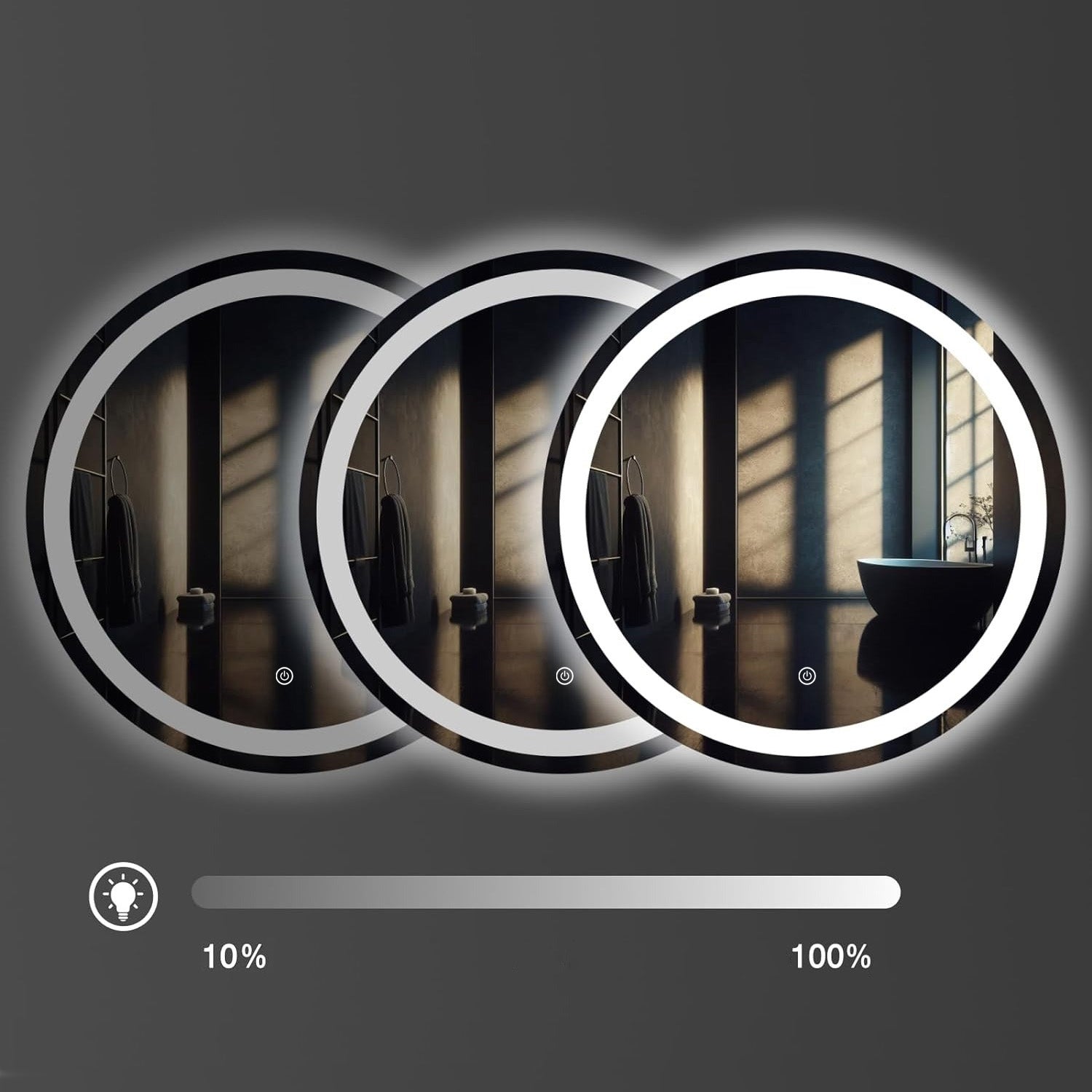 Zrcadlo LED  50cm BAS P11239  3