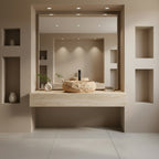 Umyvadlo na desku Mika Light Terracotta  9
