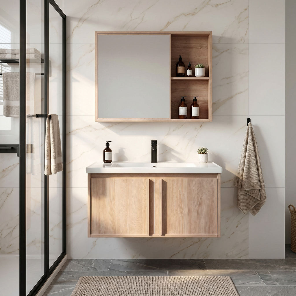 Sada koupelnového nábytku s umyvadlem Gama T25023 BXM 80CM  4