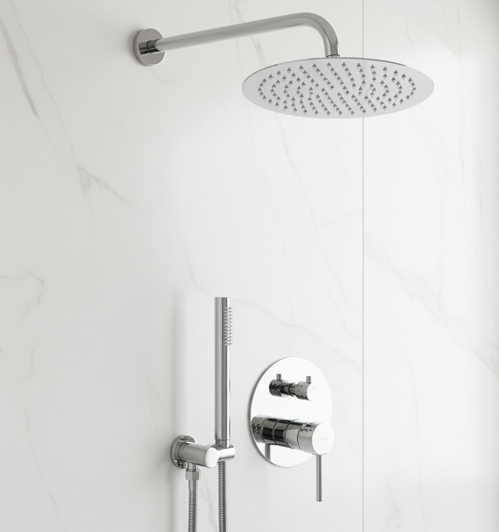 Podomítková sprchová sada Rea Lungo Diamond Chrome  + BOX  3