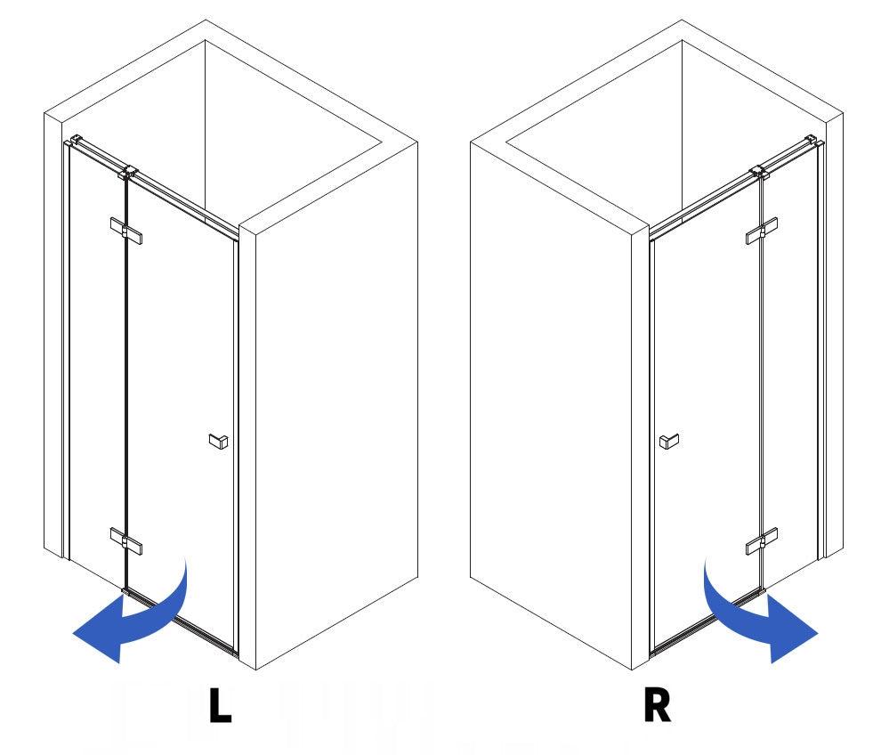 Sprchové dveře Rea Atlas 80 Chrome vlevo 4