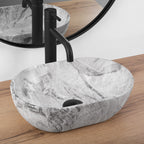 Umyvadlo na desku Rea AMELIA MINI STONE MATT  2