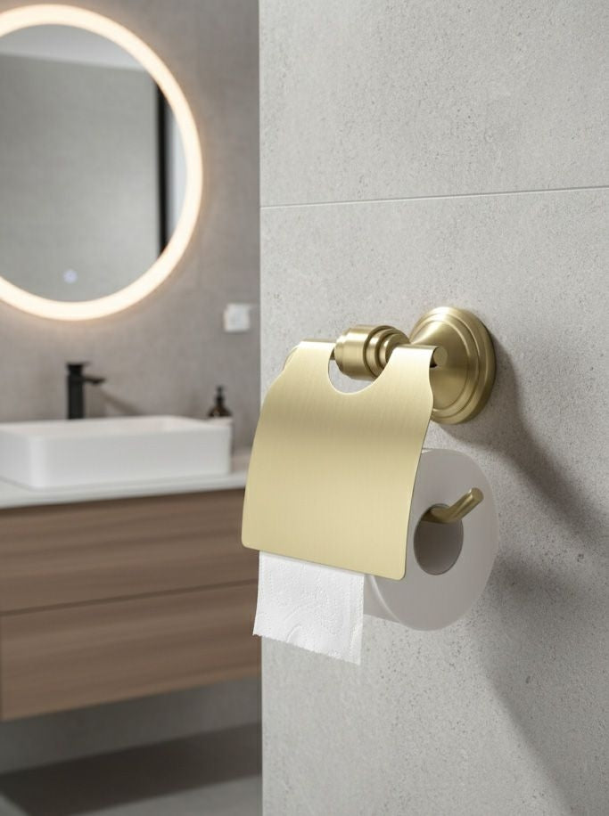 Držák na toaletní papír 16101 Aristo Brushed Gold  5