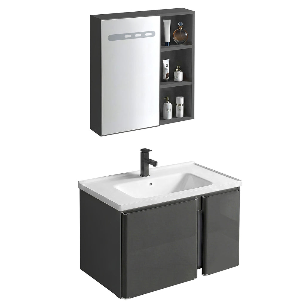 Sada koupelnového nábytku s umyvadlem Tula 60cm Grey  5