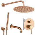 Podomítková koupelnová sada REA LUNGO Copper Brush + BOX  1