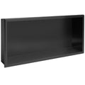 bathroom shelf 30x60 black matt  1