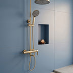 Sprchový Set Rea Arcos brush gold  6