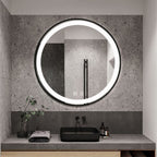 Zrcadlo LED 70cm MMJ Black  4