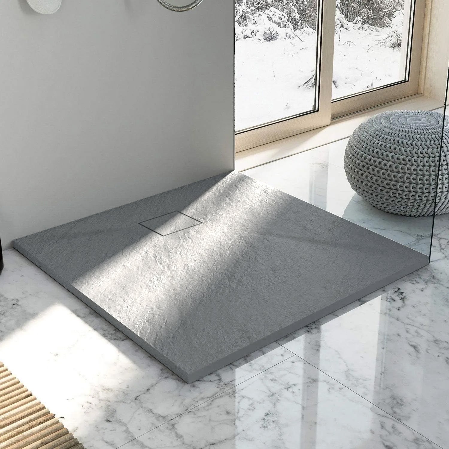 Sprchová vanička Magnum Grey 90x90  1