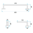 Sada koupelnových doplňků Rio Gold 4 díly  9