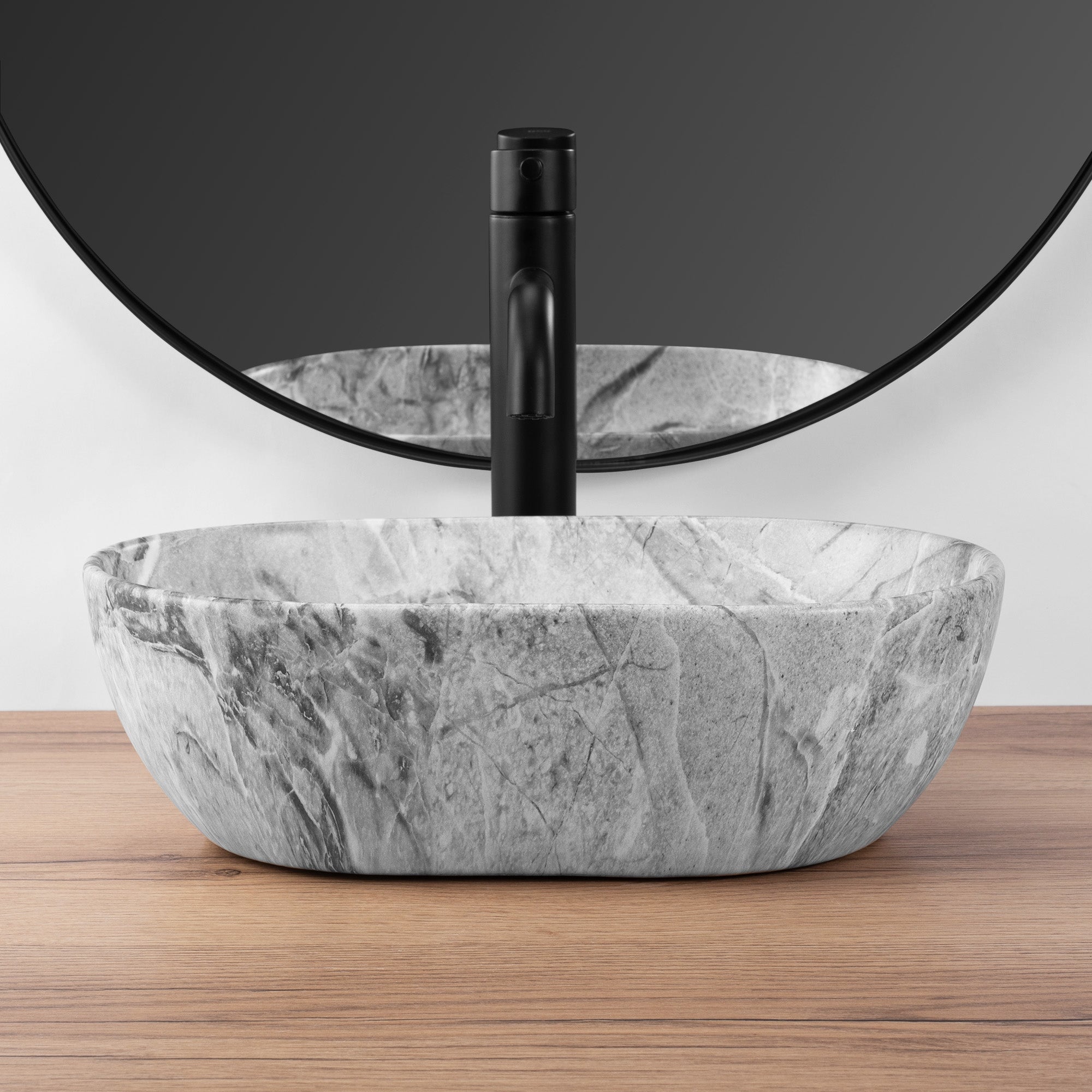Umyvadlo na desku Rea AMELIA MINI STONE MATT  3