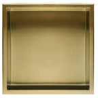 bathroom shelf 30x30 gold brush  4