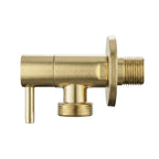 Rohový ventil 1/2" x 3/4" Brush Gold  4