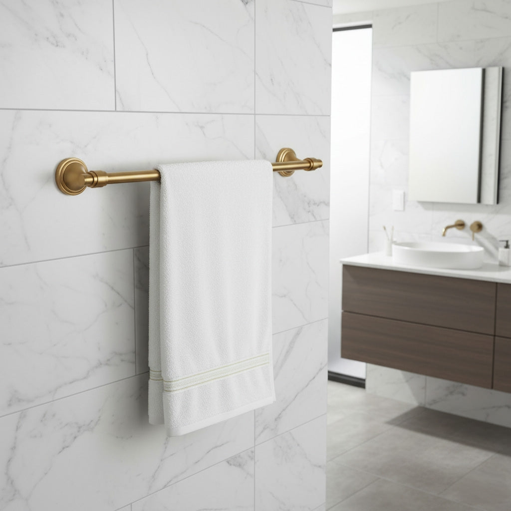 Koupelnový věšák 16101 Aristo Brush Gold  2