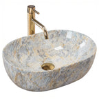 Umyvadlo na desku REA Amelia Ruststone 48  1