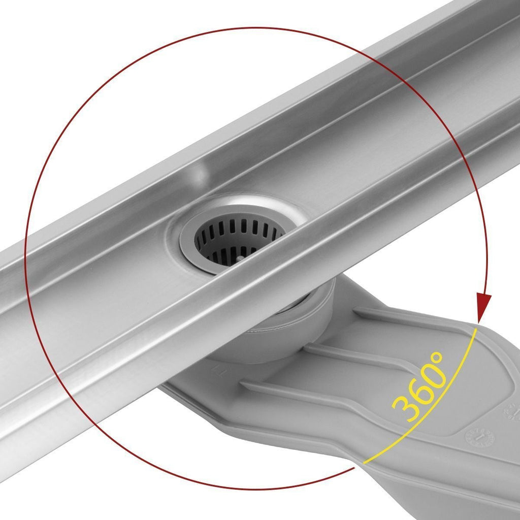Scarico lineare REA Neox Superflow BRUSH NICKEL 90  11