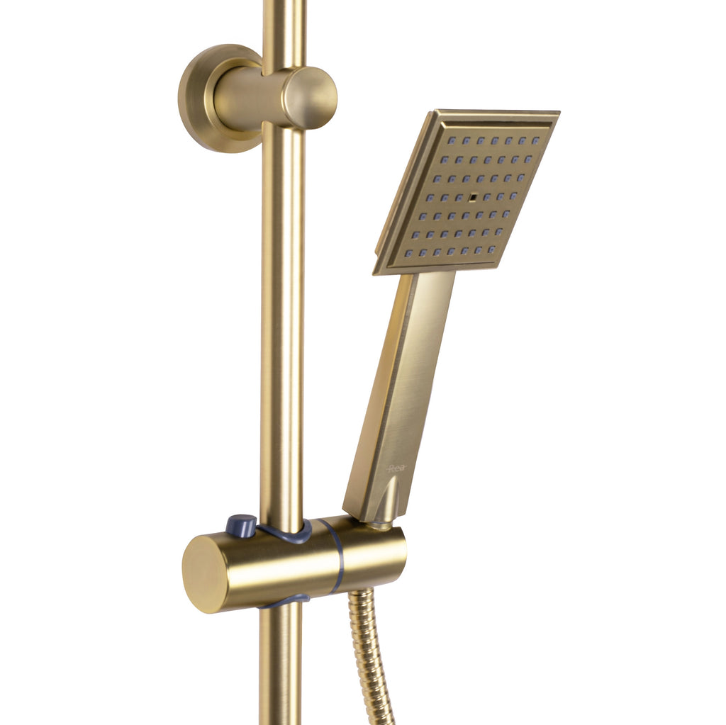 Sprchový set REA BRAVO Brush Gold  6