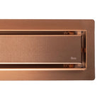 Odtokový žlab REA Neox pro Brushed Copper 80  10