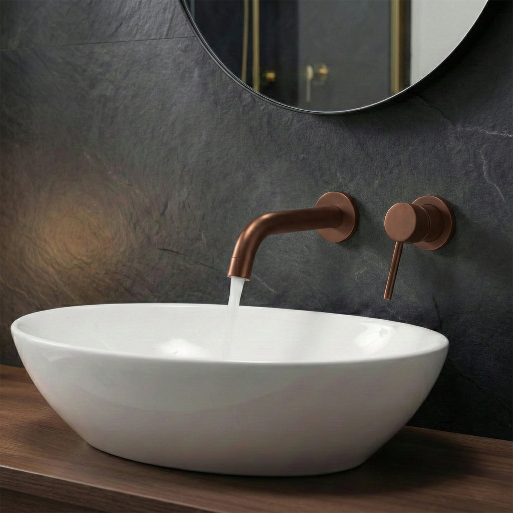 Výtokové rameno pro podomítkovou baterii Rea Lungo 20 cm Brushed Copper  3