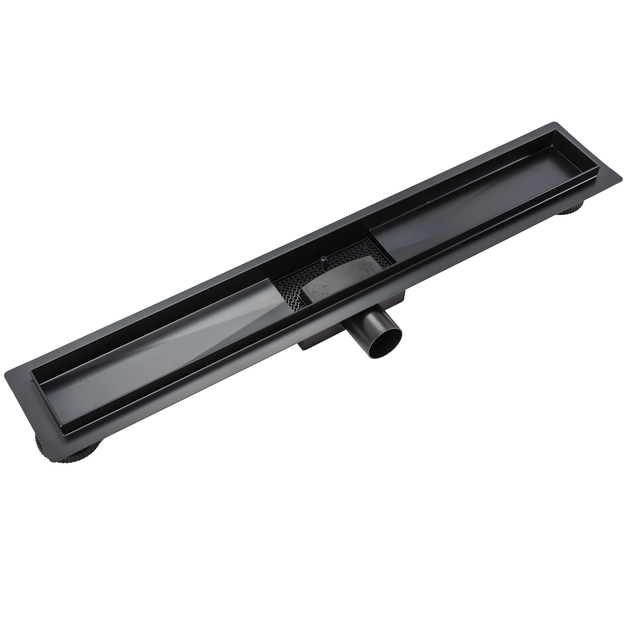 Odtokový žlab Rea Pure Neox - matný černý 50  5