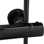 Sprchová sada s termostatem REA LUNGO Black Metallic  3