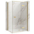 Sprchový kout Rea Atlas 80x80 Brush Gold vlevo 1