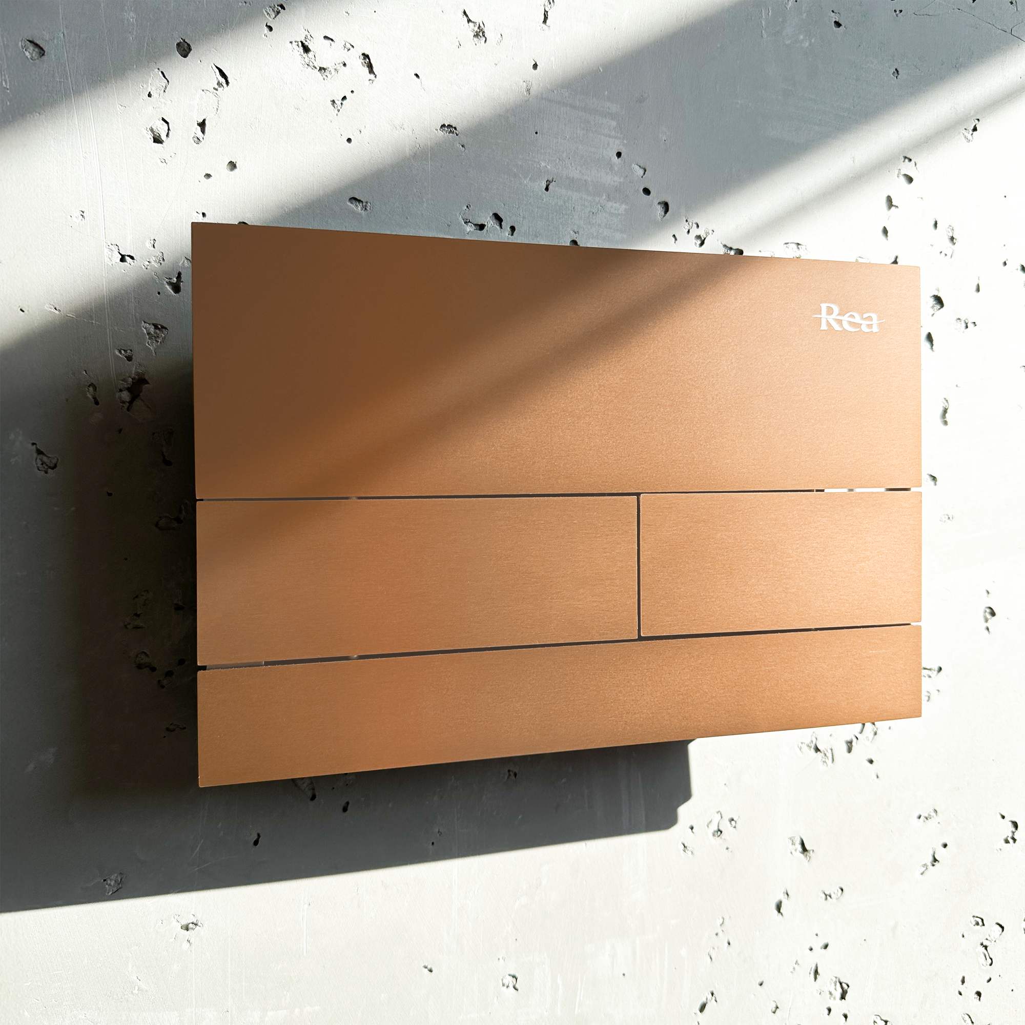 Ovládací tlačítko k podomítkovým systémům WC K011A-Q T Rea Brush Copper/Brushed Rose Gold  3