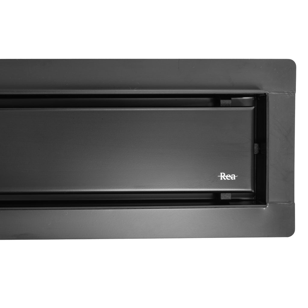 Odtokový žlab Rea Pure Neox - matný černý 50  3