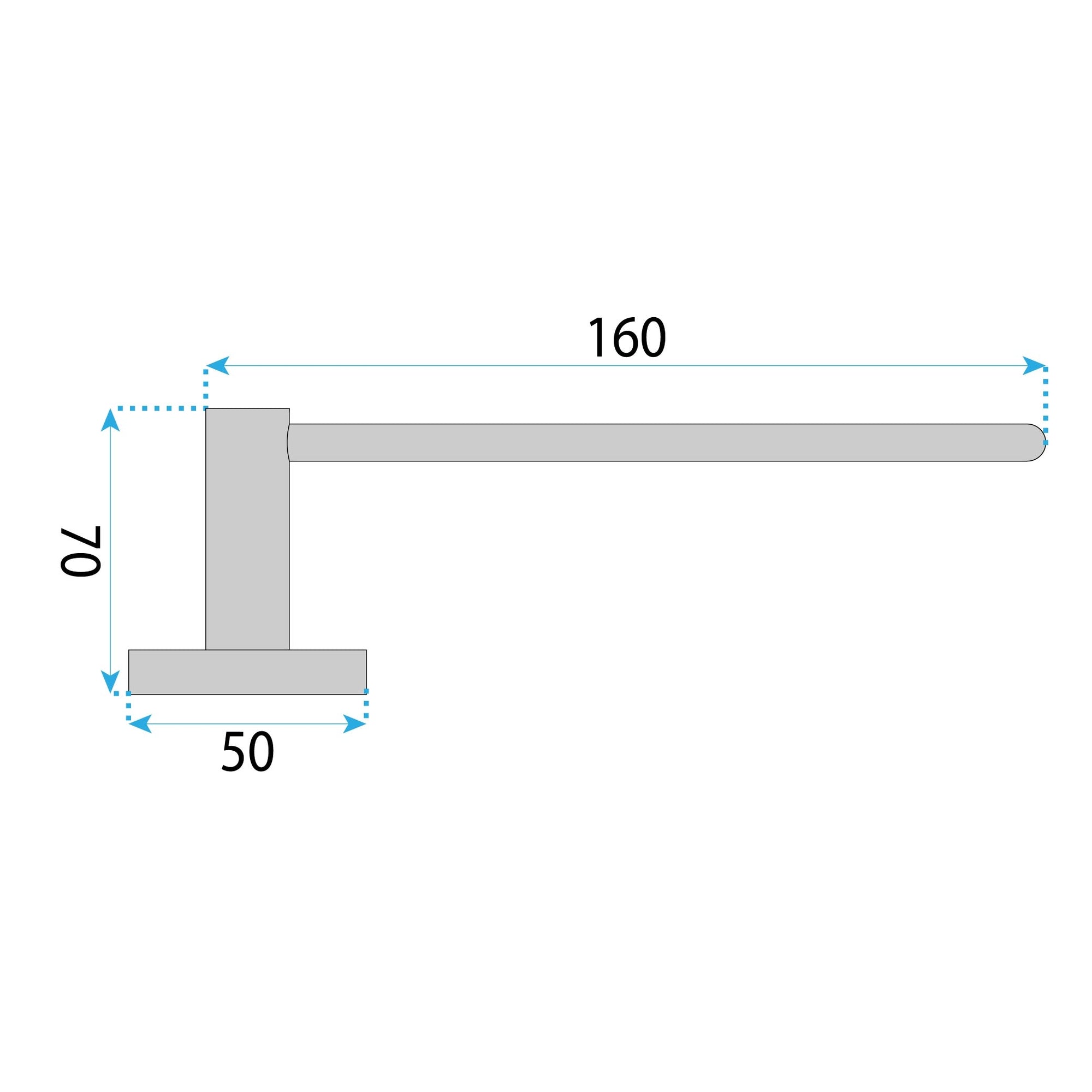 Držák na toaletní papír 5609 Leo Gold  5