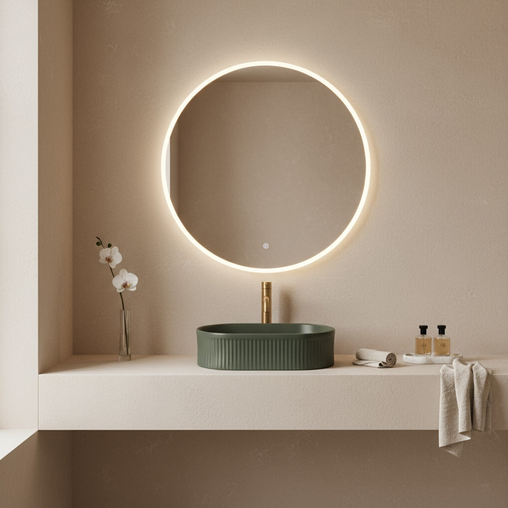 Umyvadlo na desku REA Vanda Olive Matt  4