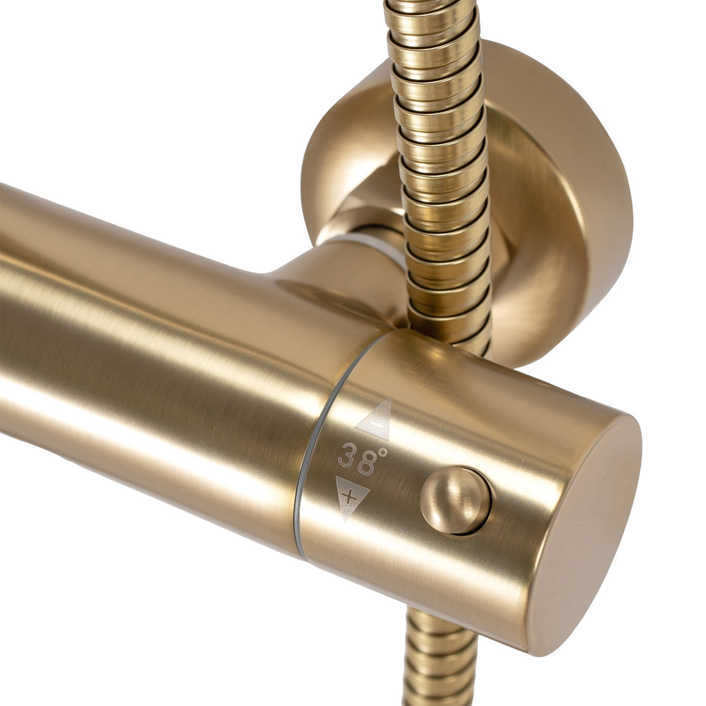 Sprchový set s termostatem Rea PAROT BRUSHED GOLD  9