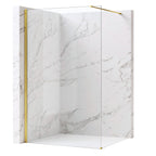 Sprchová zástěna Rea Flexi Transparent / Gold 140  1