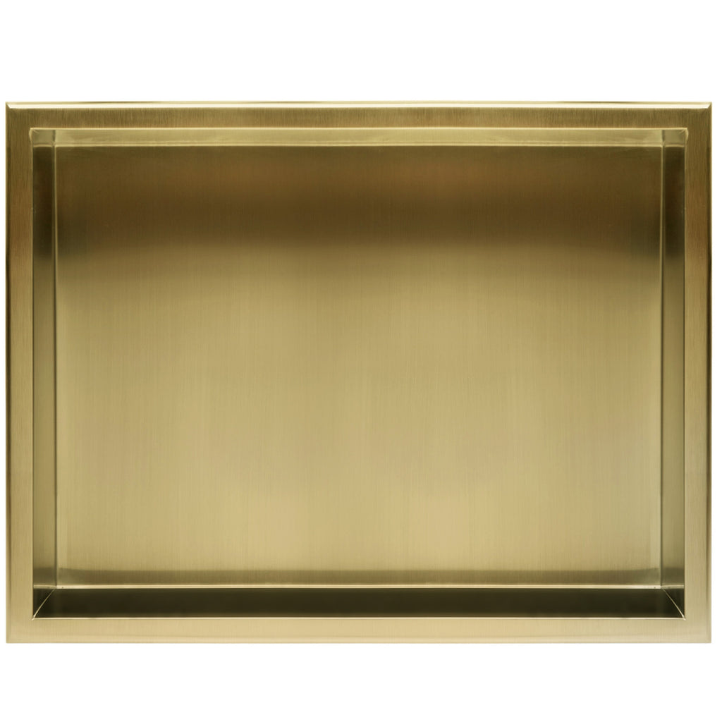 bathroom shelf 30x45 gold brush  4