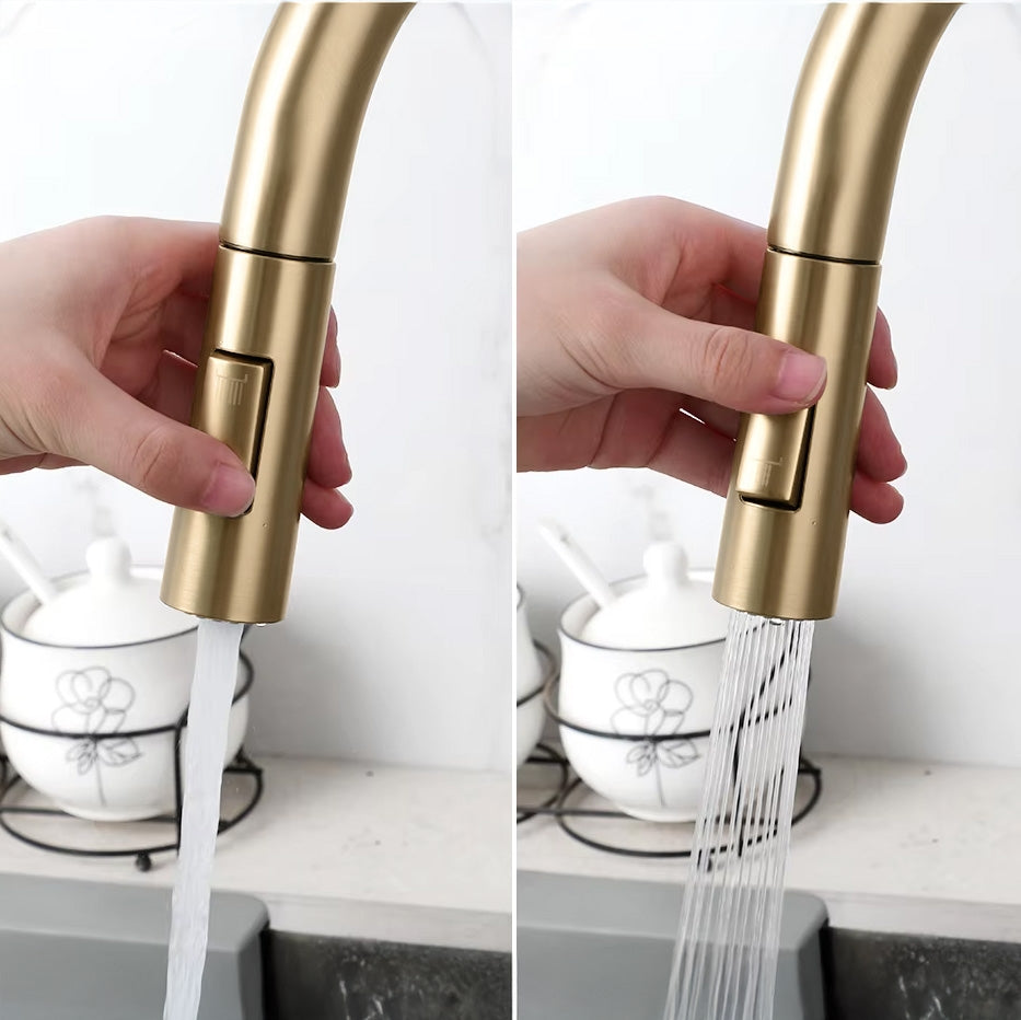 Kuchyňská baterie Rea Eco Fresh BRUSH GOLD  3