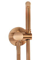 Podomítková bidetová baterie LUNGO LOOP Copper Brush  3