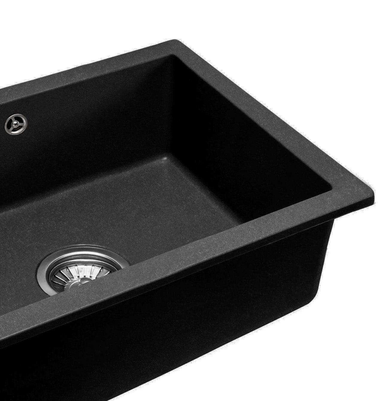 Kuchyňský dřez REA NELS - černá žula  3